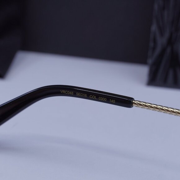 Roberto Cavalli VRC048 0300 Cat Eye Eyeglasses – Shiny Rose Gold 56mm - Picture 7 of 10